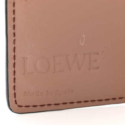 Loewe Calfskin Puzzle Zip Bi-Fold Wallet Dark Blush Dark Rust 6 of 7