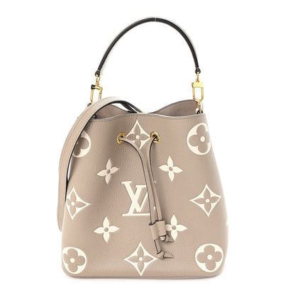 Louis Vuitton Empreinte Monogram Giant Neonoe MM Tourterelle Creme 1 of 9