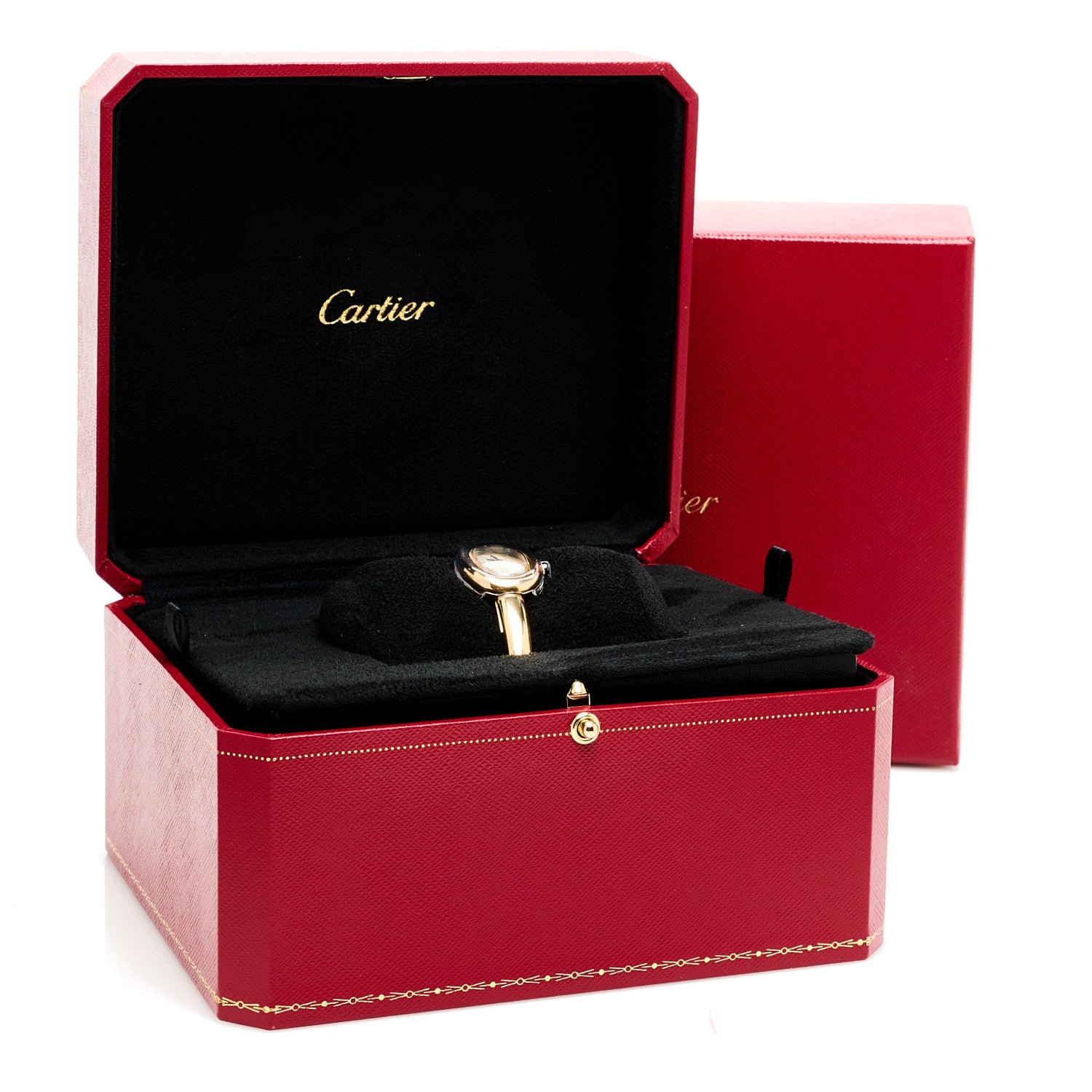 Cartier 18K Yellow Gold 19mm Baignoire Quartz Watch 5 of 5