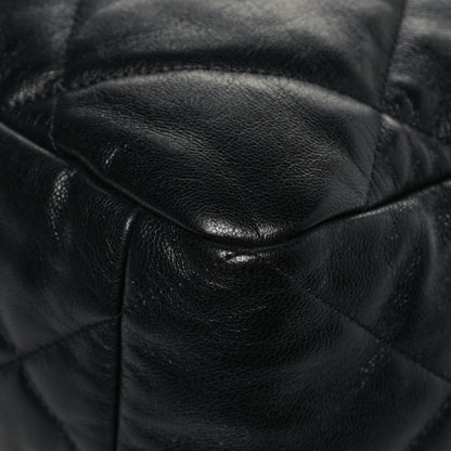 Chanel Goatskin Quilted Maxi Chanel 19 Flap Black 12 of 15