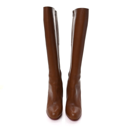 Christian Louboutin Calfskin Miss Tack Alta 100 Tall Boots 38 2 of 11