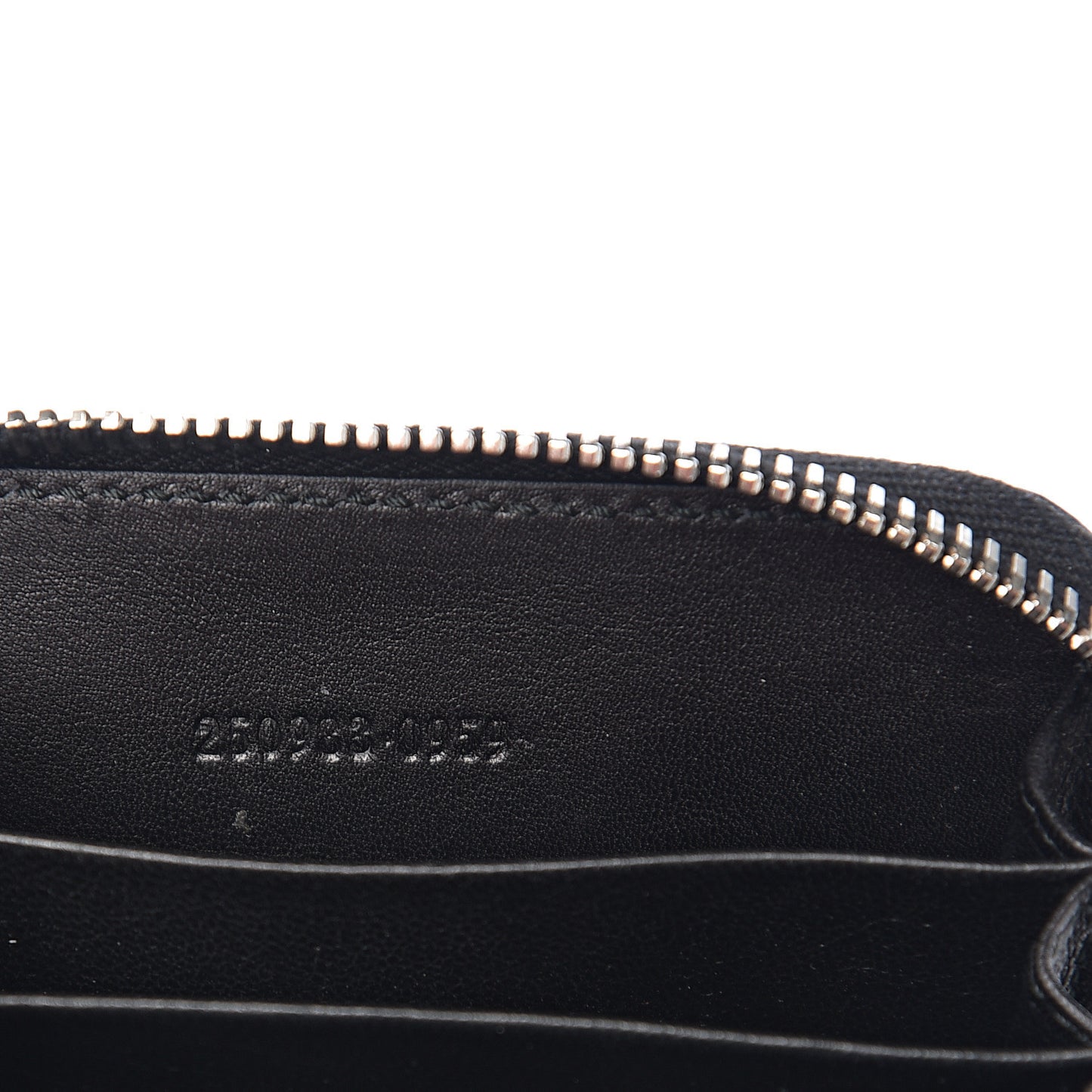 Crocodile Zip Around Card Case Black