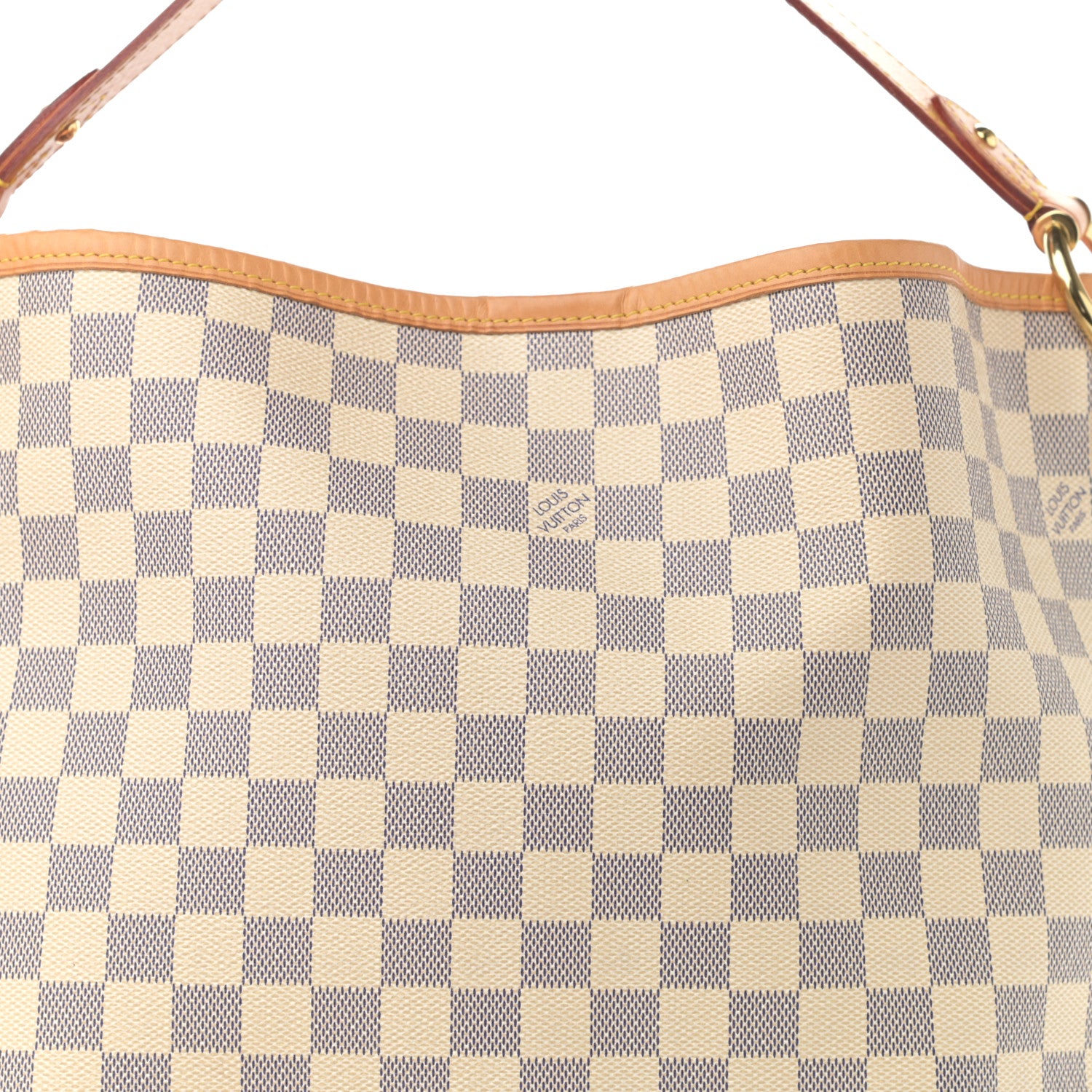 Louis Vuitton Damier Azur Delightful MM Rose Ballerine 8 of 10