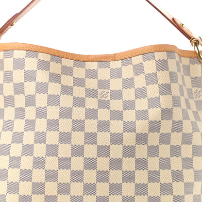 Louis Vuitton Damier Azur Delightful MM Rose Ballerine 8 of 10