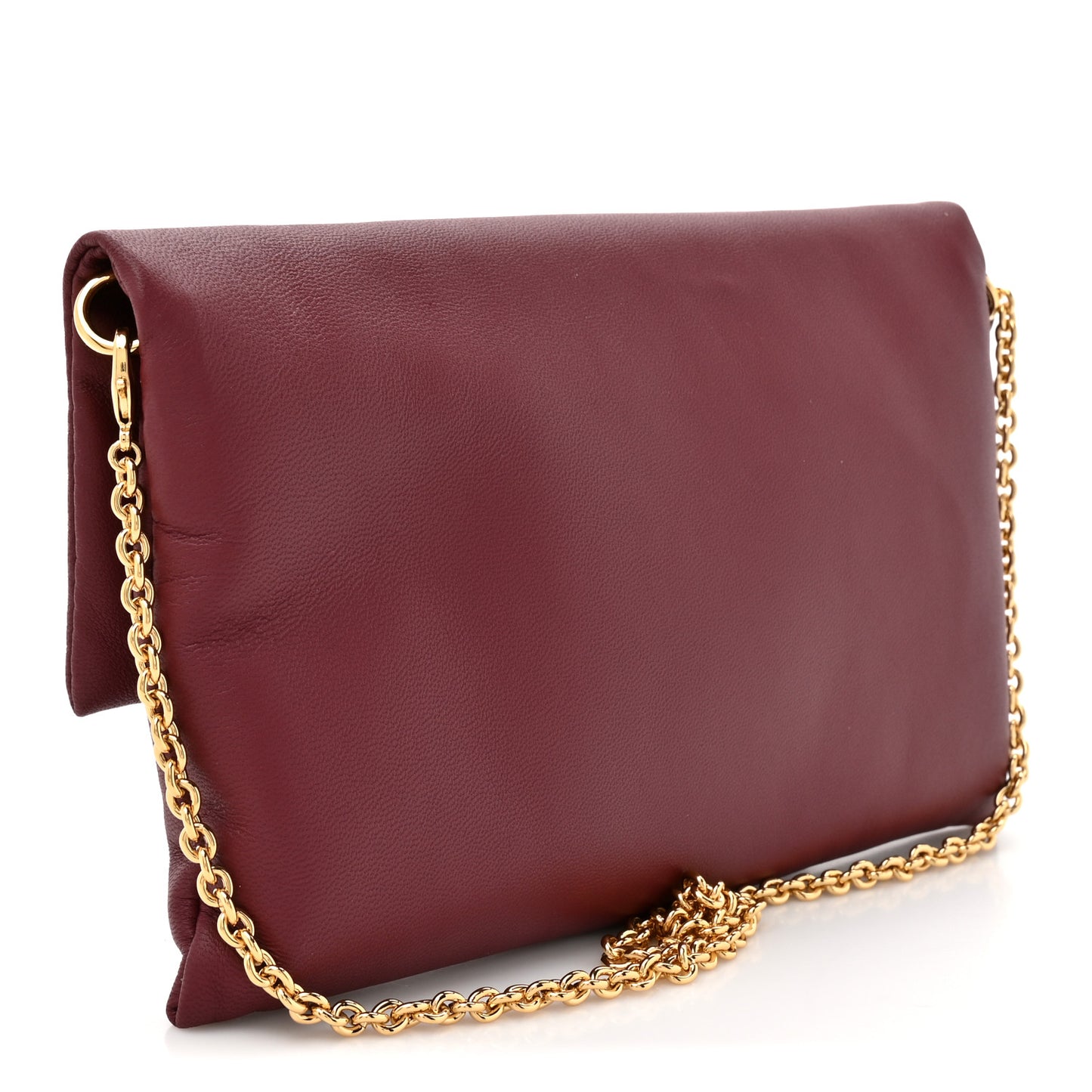Nappa Mama Baguette Pouch Bordeaux