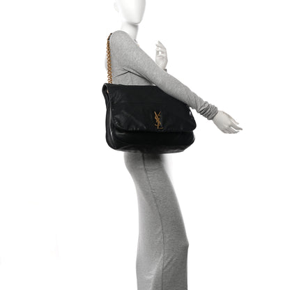 Saint Laurent Lambskin Matelasse Monogram Large Jamie 4.3 Black 2 of 12