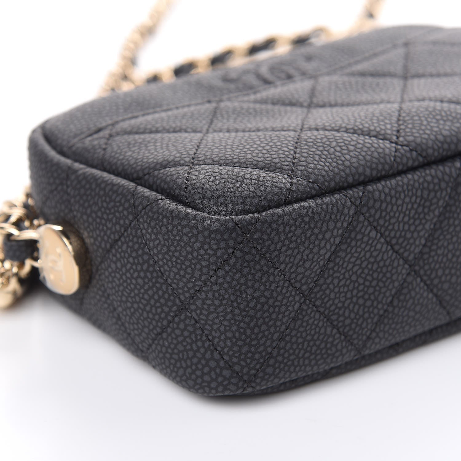 Chanel Caviar Quilted Mini Coco Tassel Camera Case Black 8 of 10