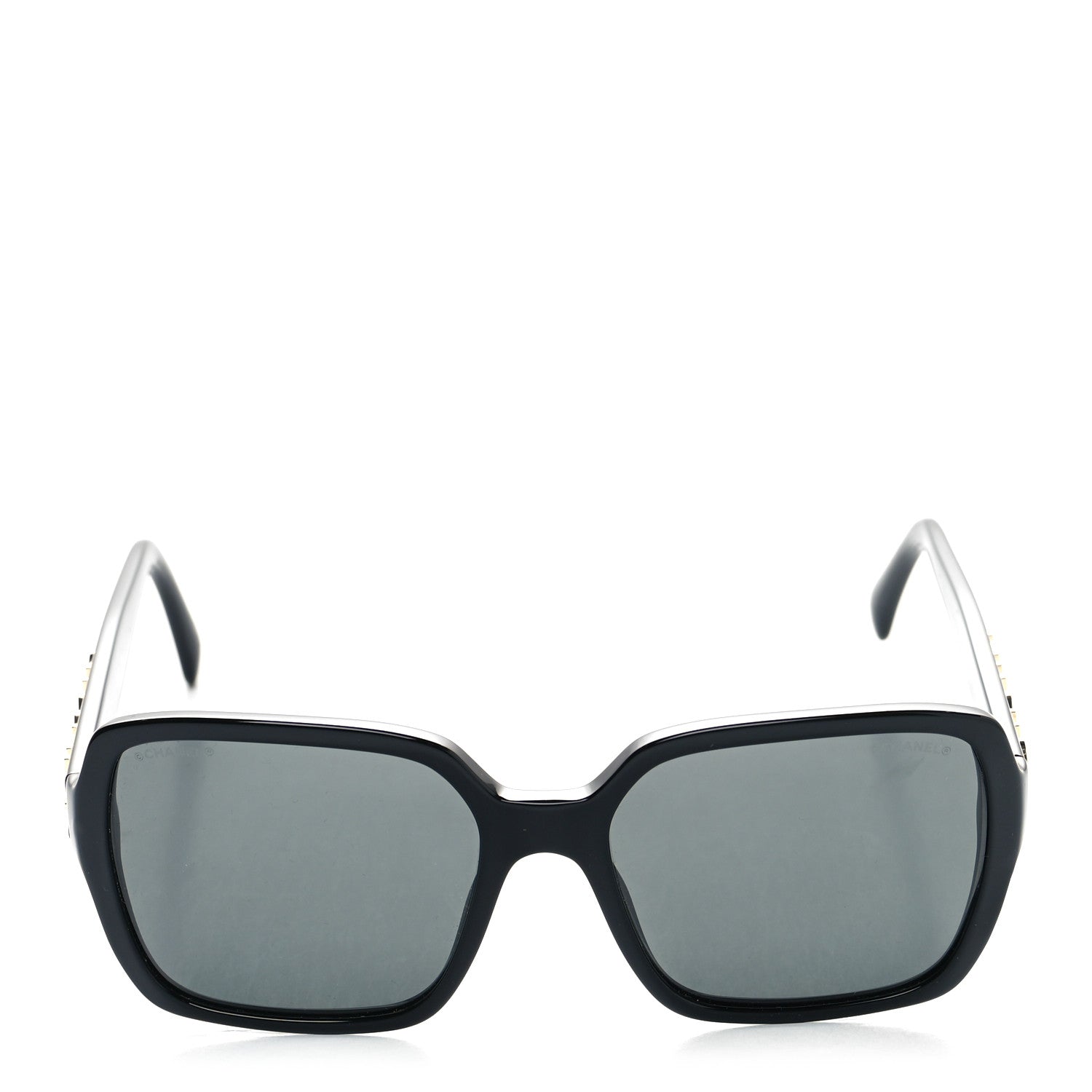 Chanel Acetate Square Sunglasses 5408 Black 2 of 9