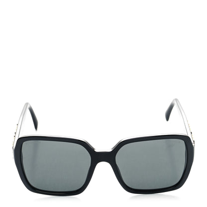 Chanel Acetate Square Sunglasses 5408 Black 2 of 9