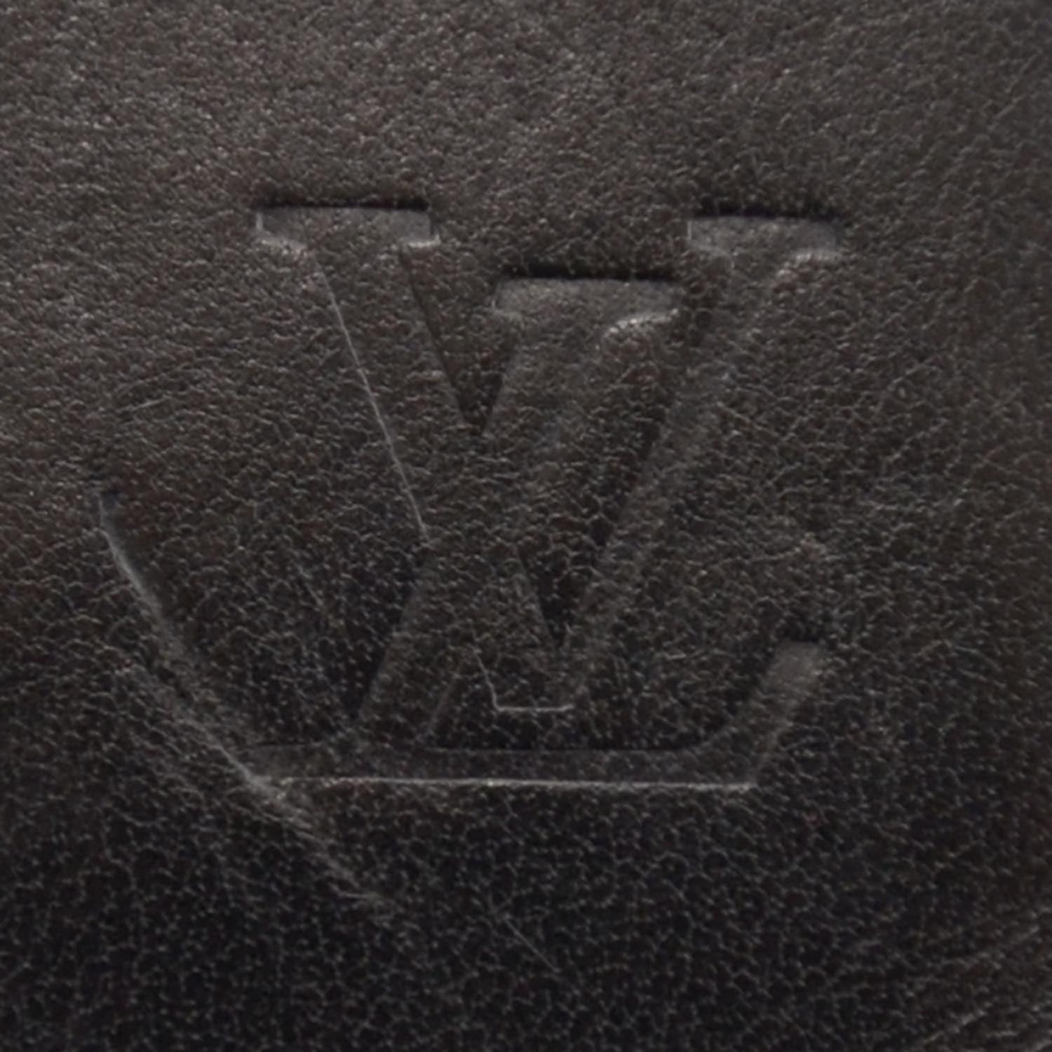 Louis Vuitton Nomade Leather Pocket Organizer Card Holder Black 7 of 8