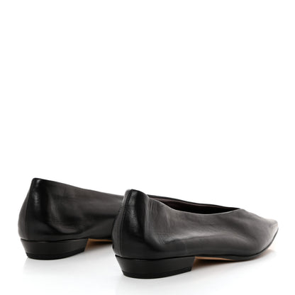 Bottega Veneta Nappa Almond Flats 36 Black 4 of 8