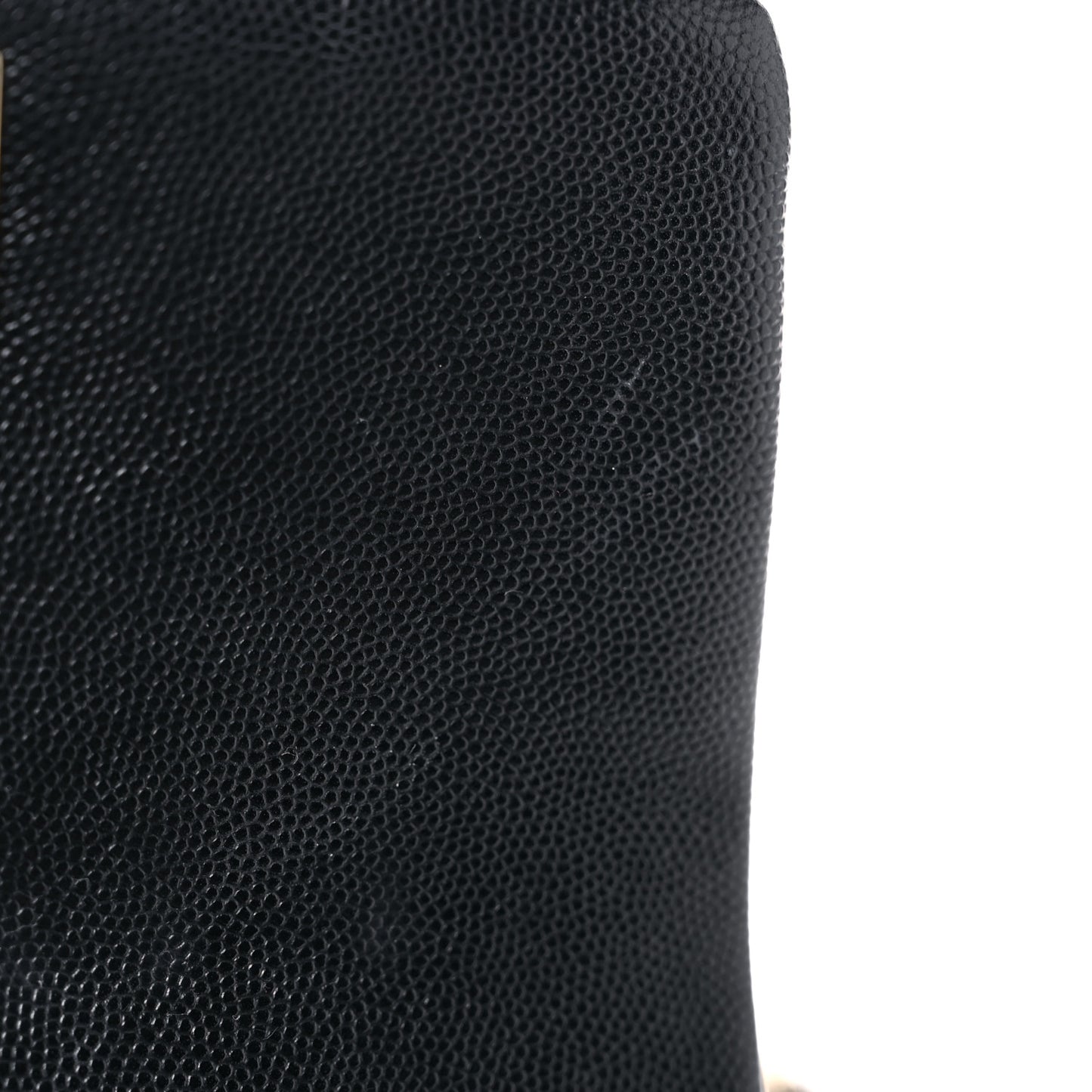 Caviar Quilted Extra Mini Coco Handle Flap Black