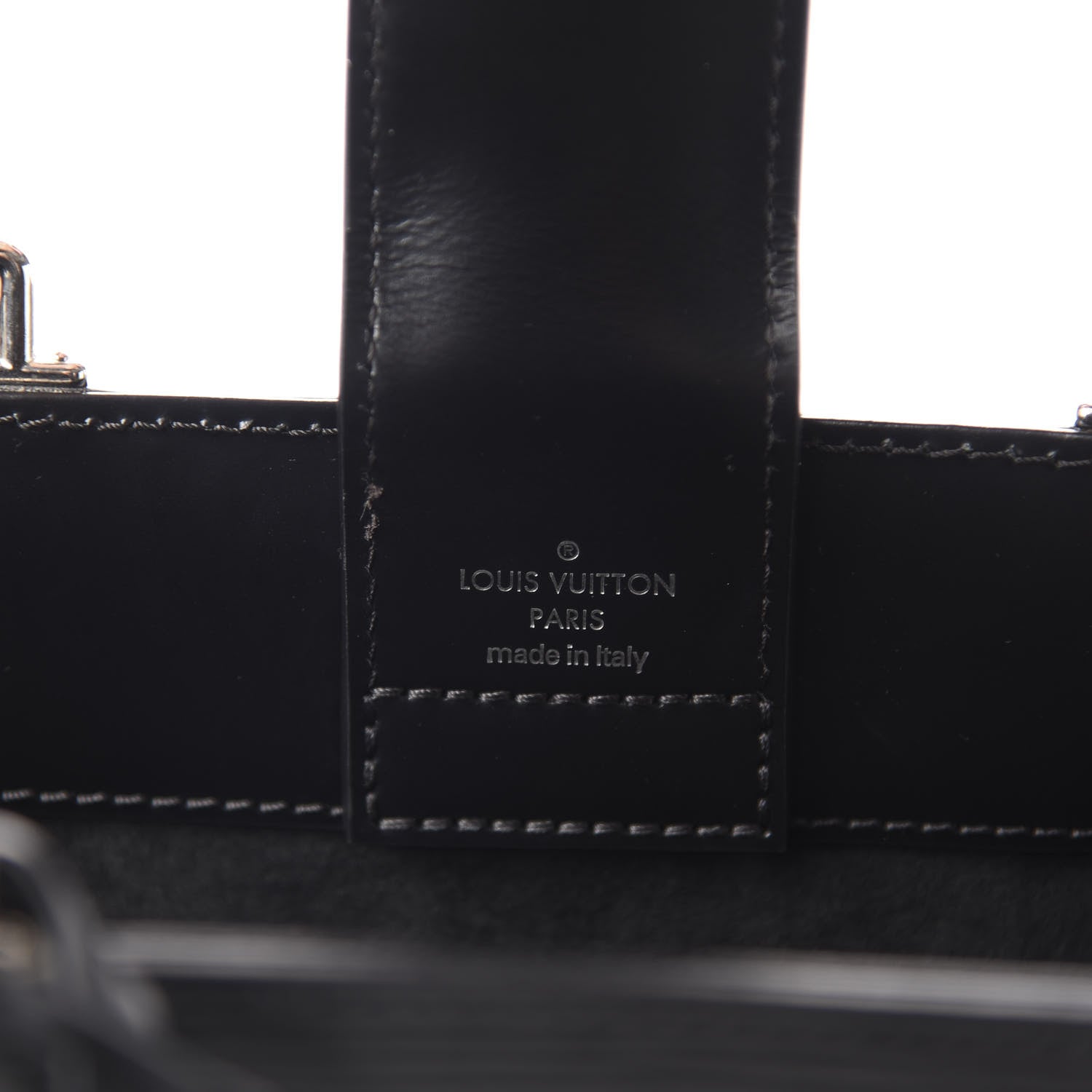Louis Vuitton Epi Kleber MM Black 10 of 11