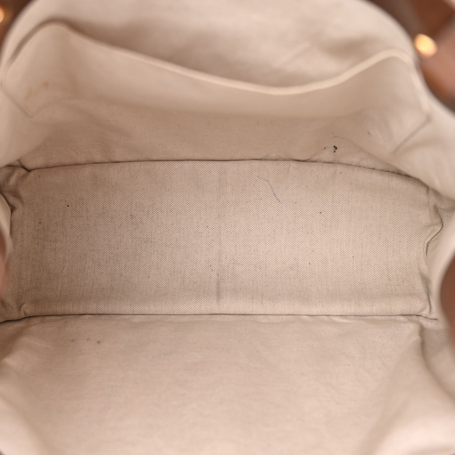 Monogram Horsebit 1955 Tote Bag Beige Brown Sugar