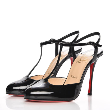 Christian Louboutin Patent Me Pam 100 Pumps 38.5 Black 3 of 8