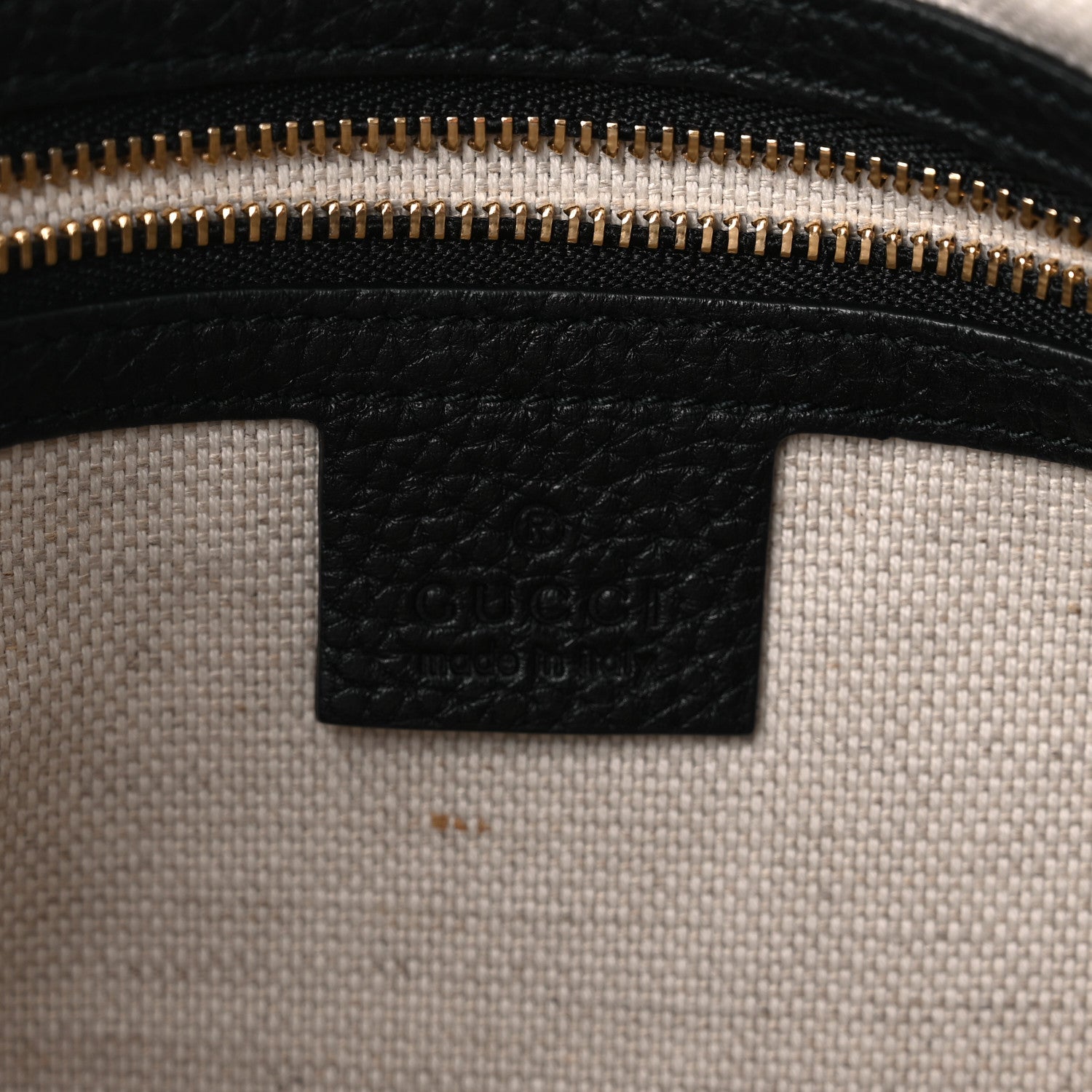 Gucci Pebbled Calfskin Large Soho Hobo Black 6 of 10