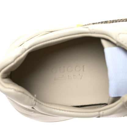 Gucci Calfskin Tiger Rhyton Sneakers 36.5 Ivory 7 of 10