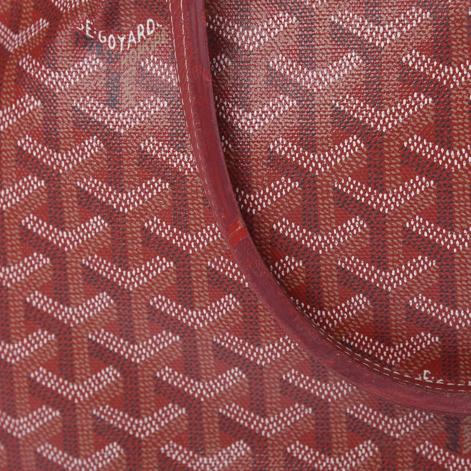 Goyard Goyardine Artois PM Red 16 of 19
