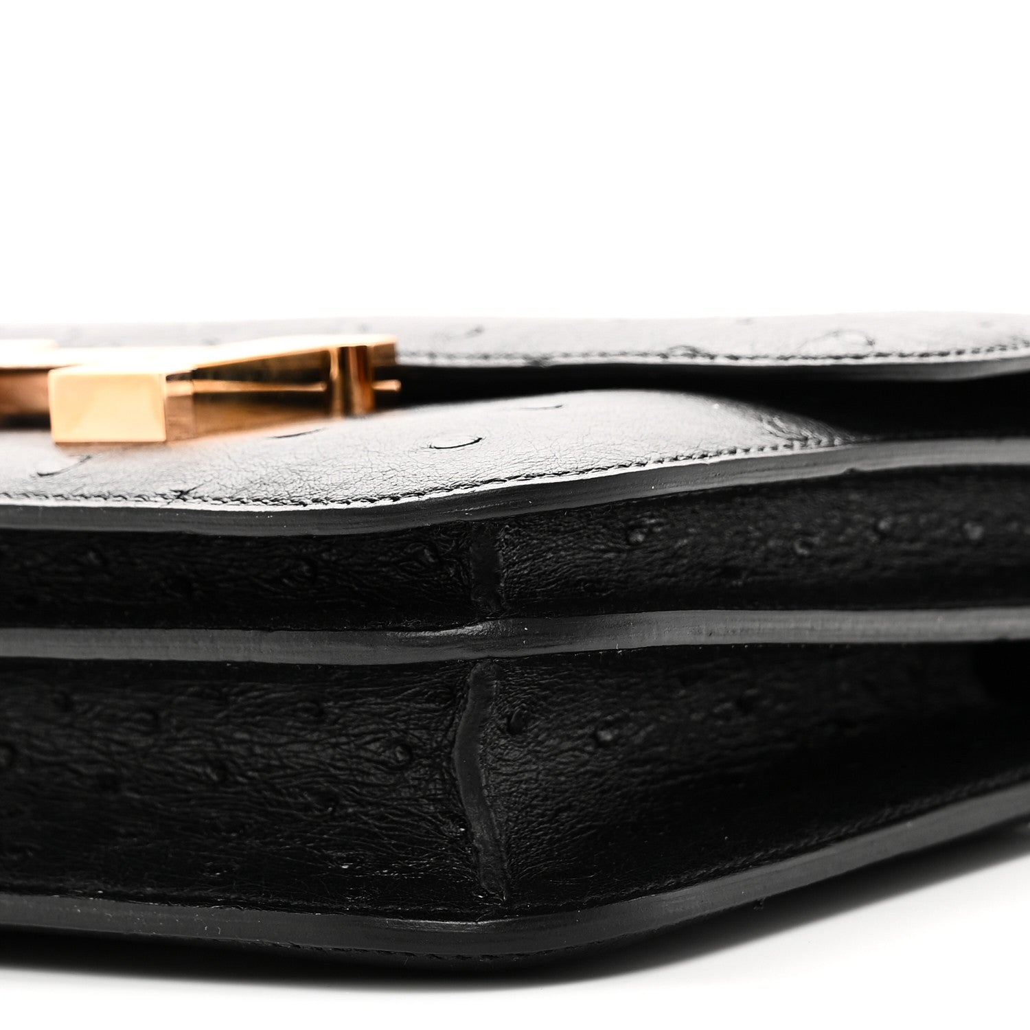 Hermes Ostrich Constance 18 Black 11 of 12