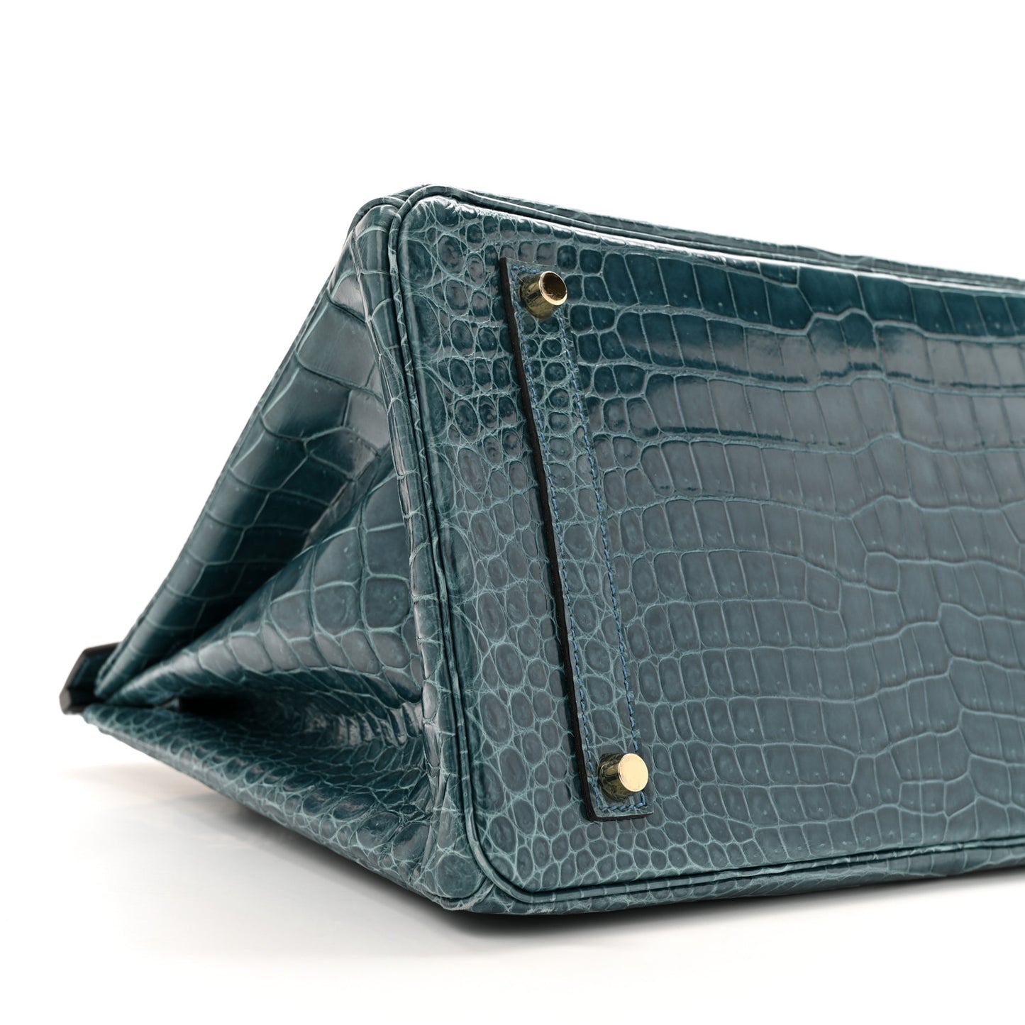 Shiny Porosus Crocodile Birkin 35 Colvert