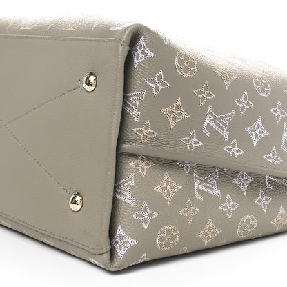 Louis Vuitton Reverse Mahina Carmel Hobo Gray 10 of 10