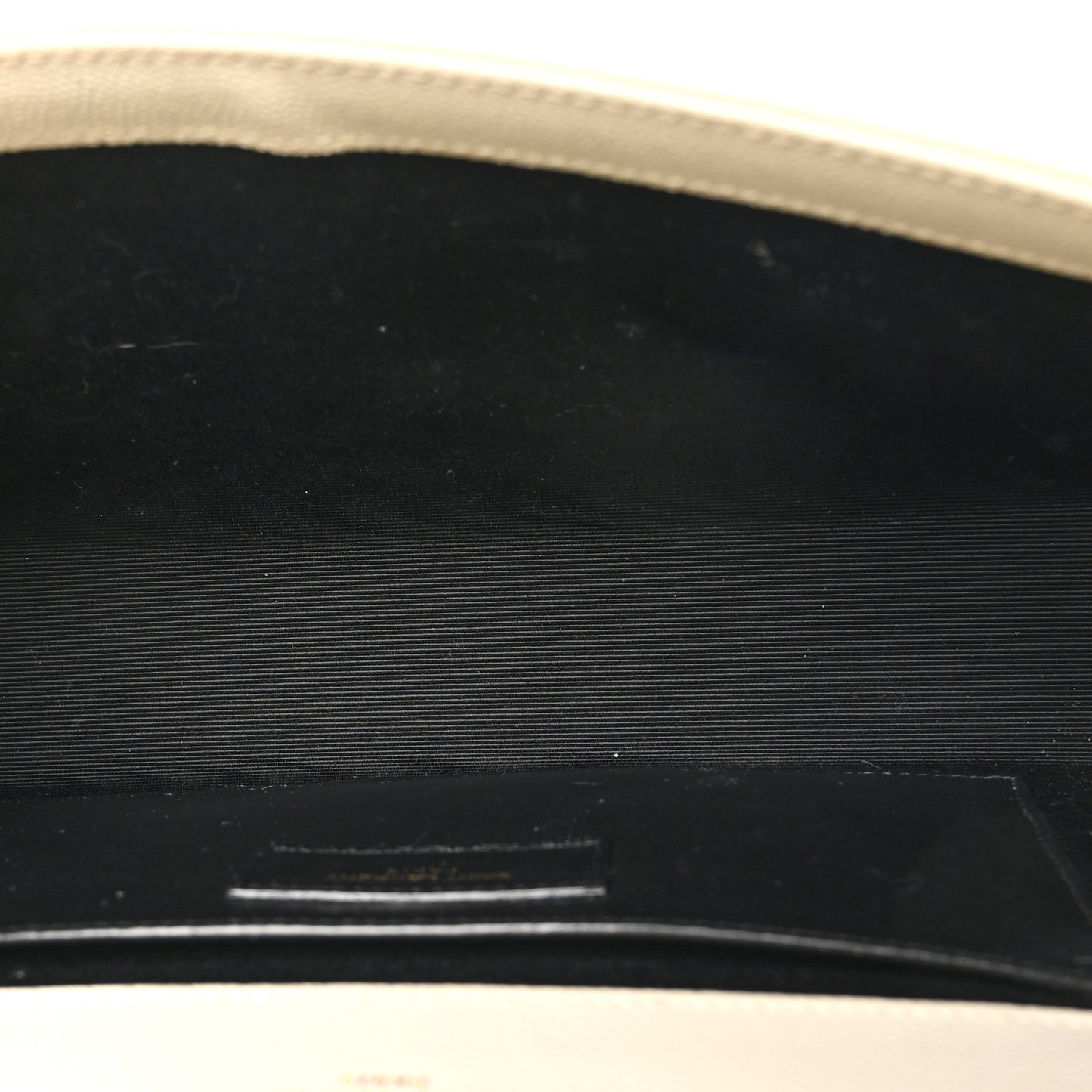 Grain De Poudre Medium Classic Monogram Kate Satchel Crema Soft