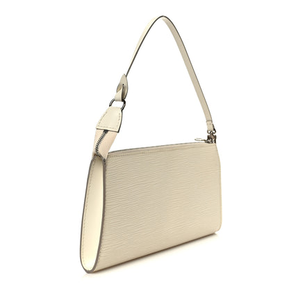 Louis Vuitton Epi Pochette Accessories 24 Ivory 3 of 11