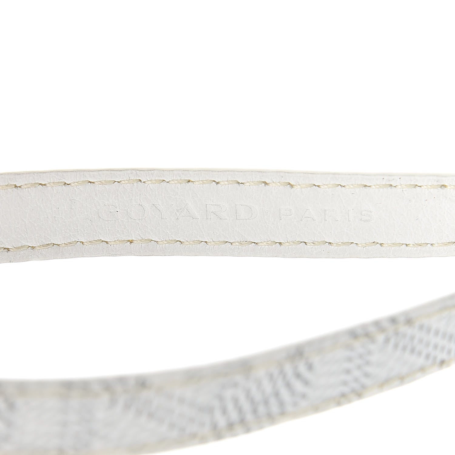 Goyard Goyardine Sesame Key Holder White 3 of 5