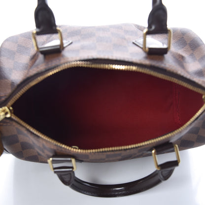 Louis Vuitton Damier Ebene Speedy Bandouliere 25 7 of 10
