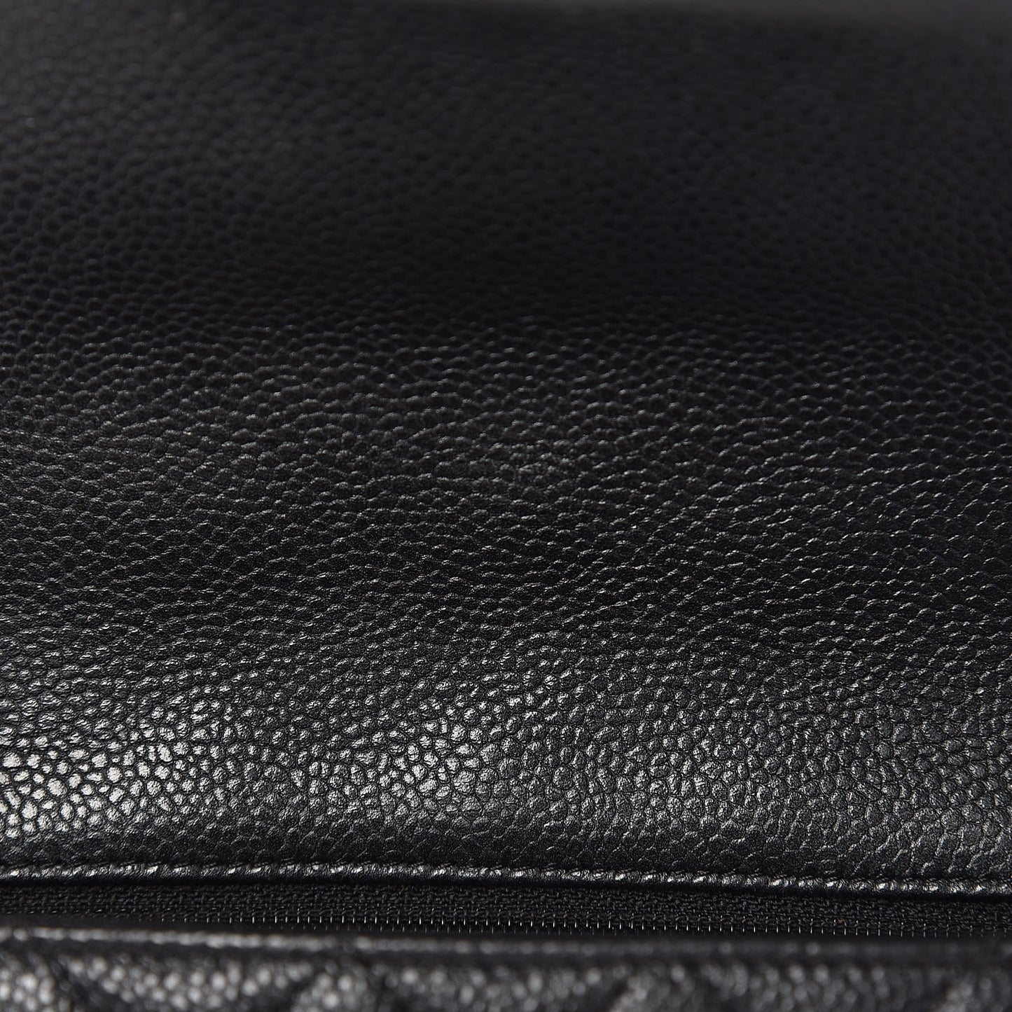 Caviar Quilted Mini Rectangular Flap Black