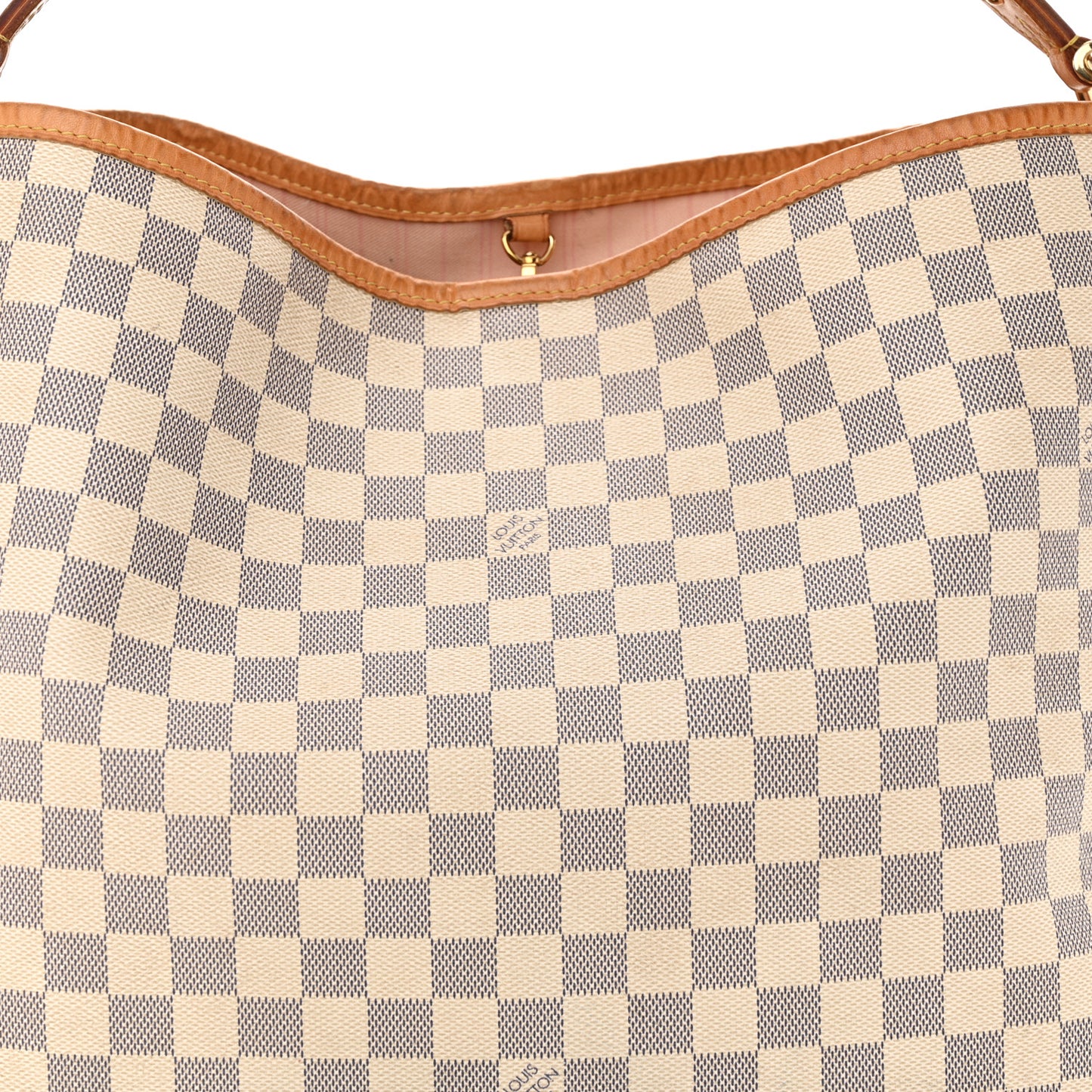 Damier Azur Delightful MM Rose Ballerine