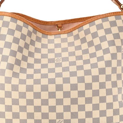 Louis Vuitton Damier Azur Delightful MM Rose Ballerine 8 of 19