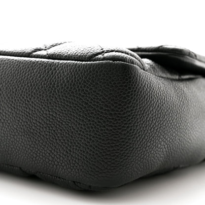 Chanel Caviar Quilted Jumbo Easy Flap Black 10 of 10