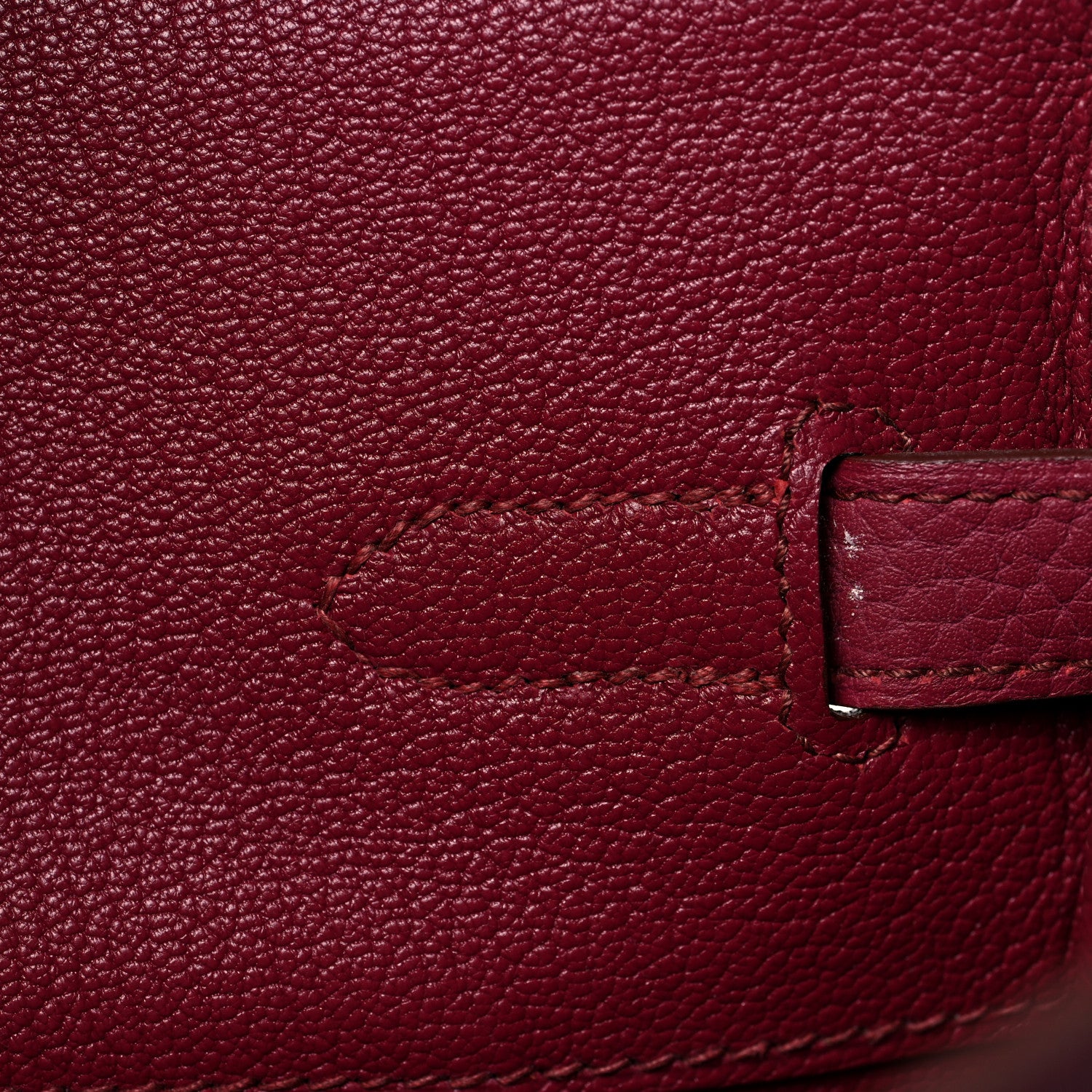 Hermes Taurillon Clemence Birkin 35 Rubis 21 of 48