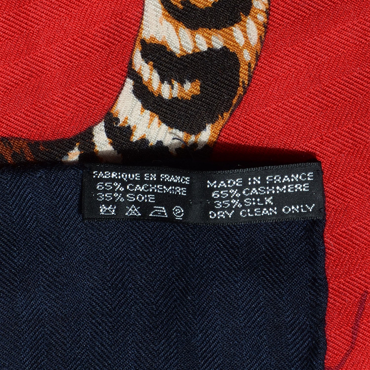 Hermes Cashmere Silk Tendresse Feline Scarf Shawl 140 6 of 6