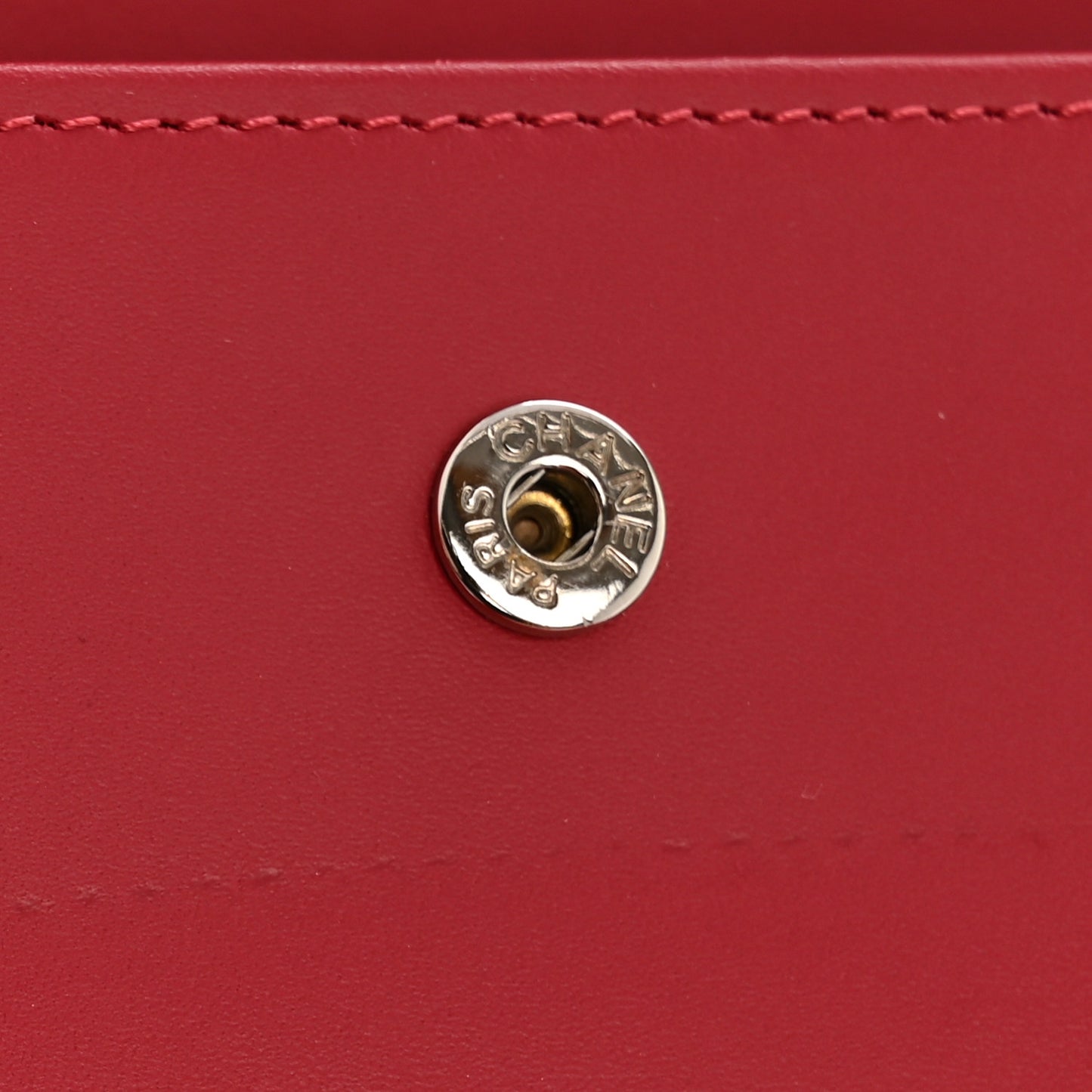 Caviar Quilted Large Flap Wallet Red
