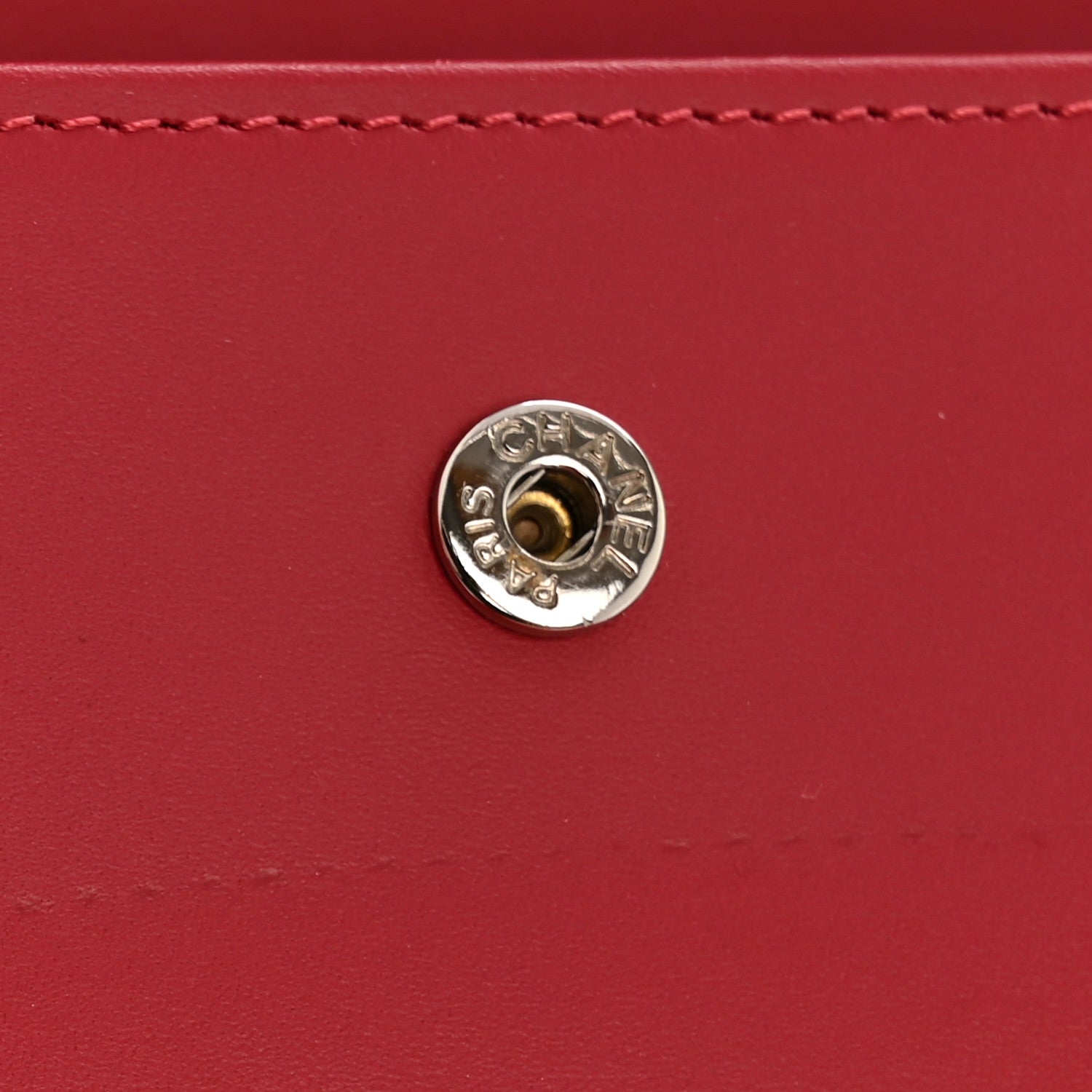 Chanel Caviar Quilted Large Flap Wallet Red 10 of 12