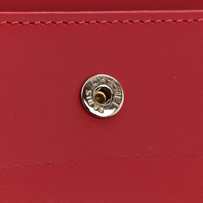 Chanel Caviar Quilted Large Flap Wallet Red 10 of 12