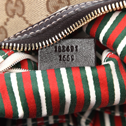 Gucci Monogram Medium New Britt Hobo Brown 6 of 9