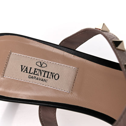 Valentino Garavani Nappa Rockstud Criss Cross 55mm Mules 38 Black Poudre 9 of 16