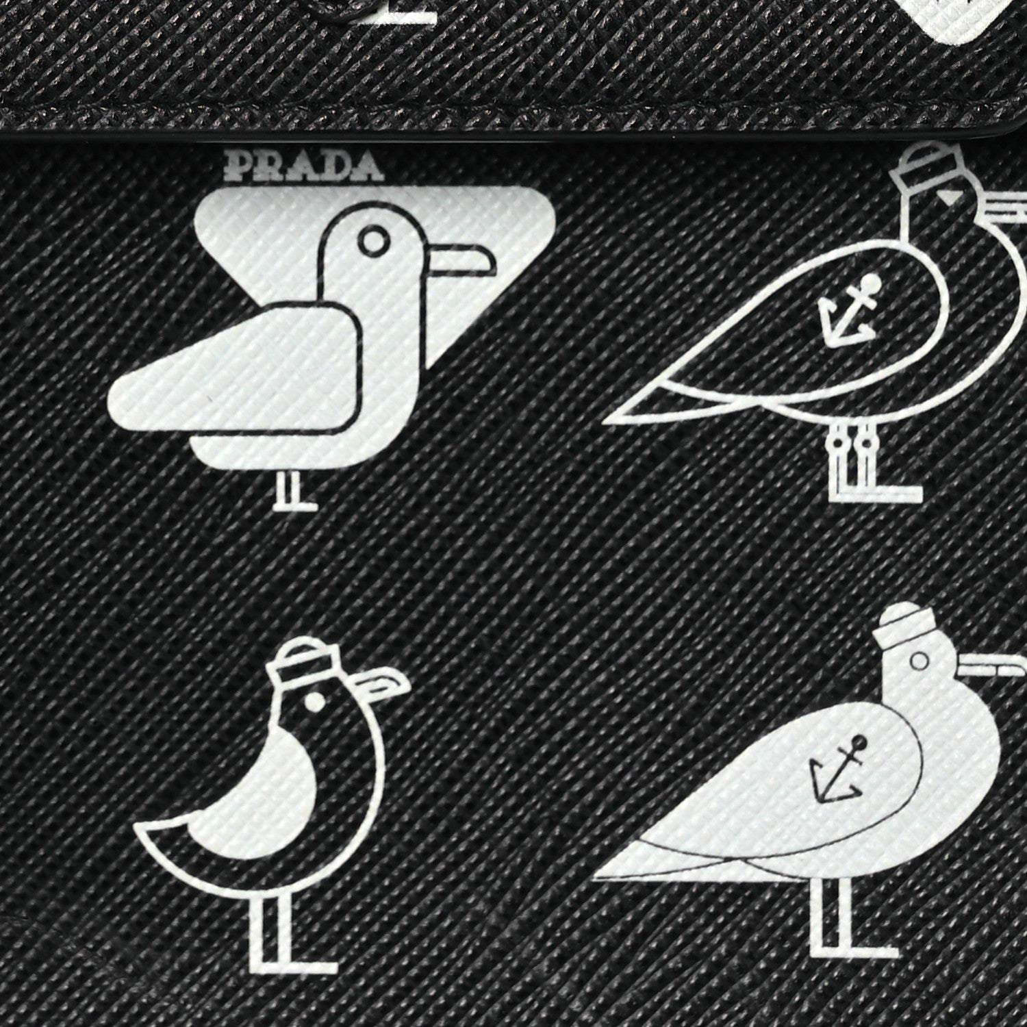 Prada Saffiano Seagull Smartphone Case Black 7 of 13