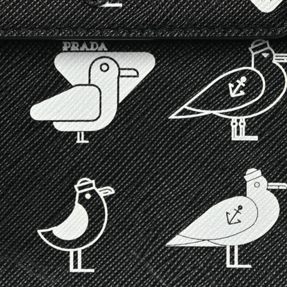 Prada Saffiano Seagull Smartphone Case Black 7 of 13