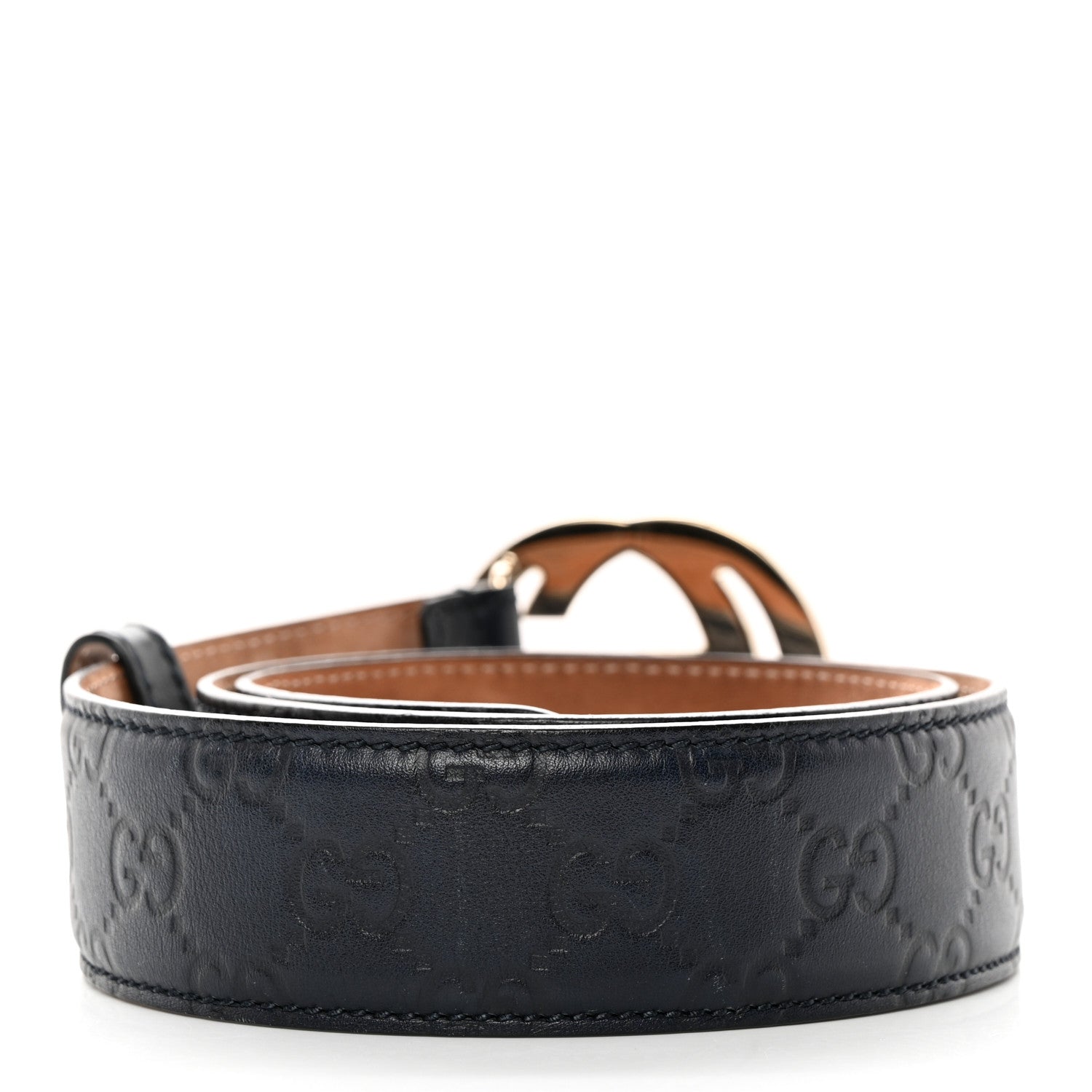 Gucci Guccissima Interlocking G 40mm Belt 80 32 Black 2 of 8