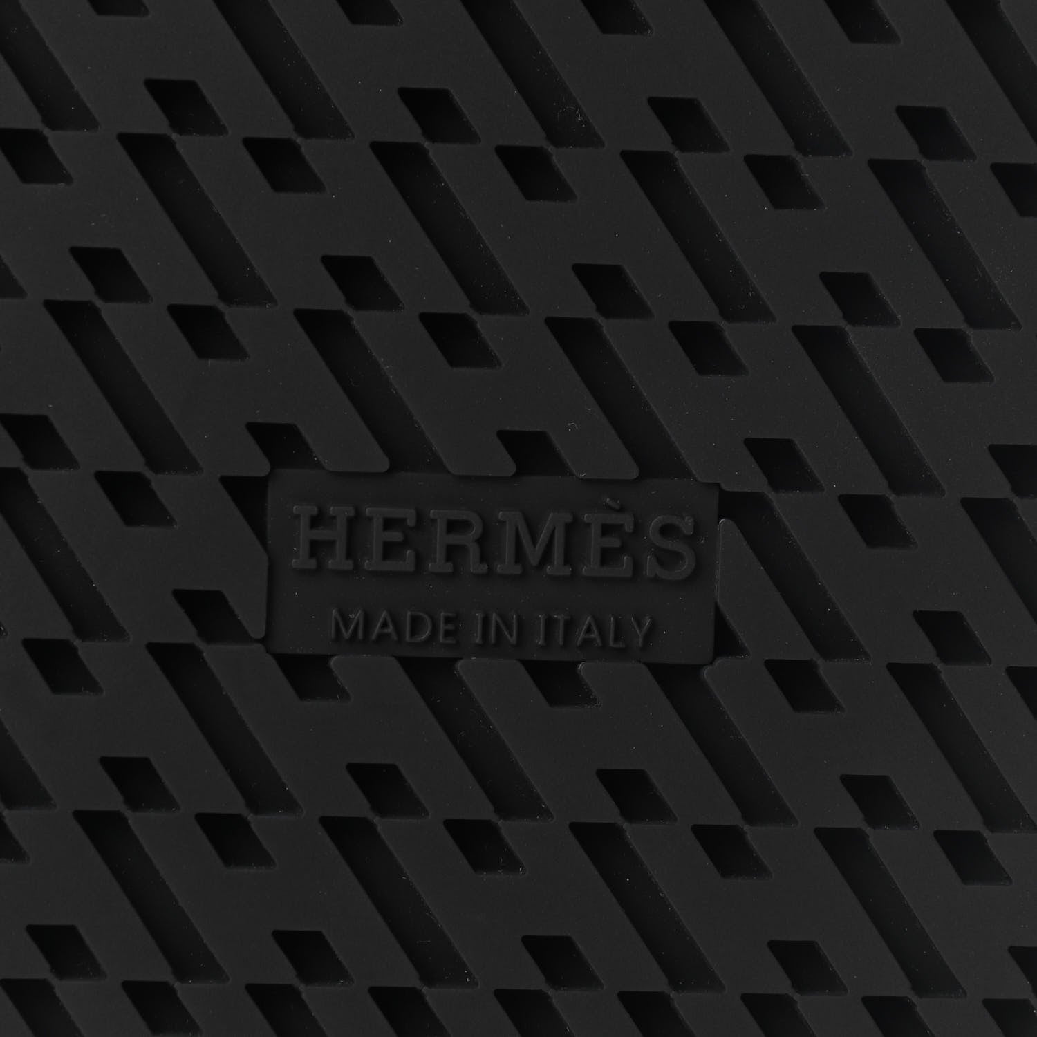 Hermes Calfskin Womens Chypre Sandals 37.5 Black 6 of 9