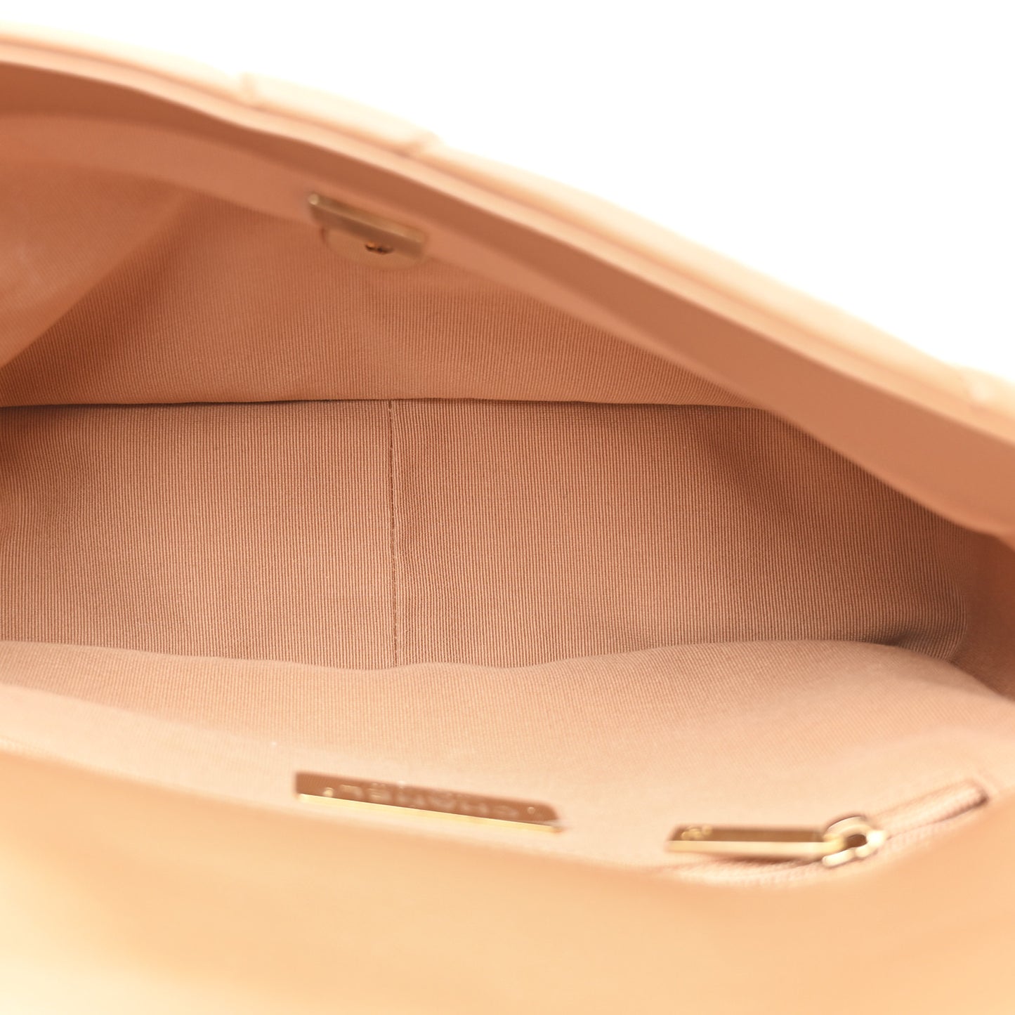 Lambskin Quilted Medium Chanel 19 Flap Brown