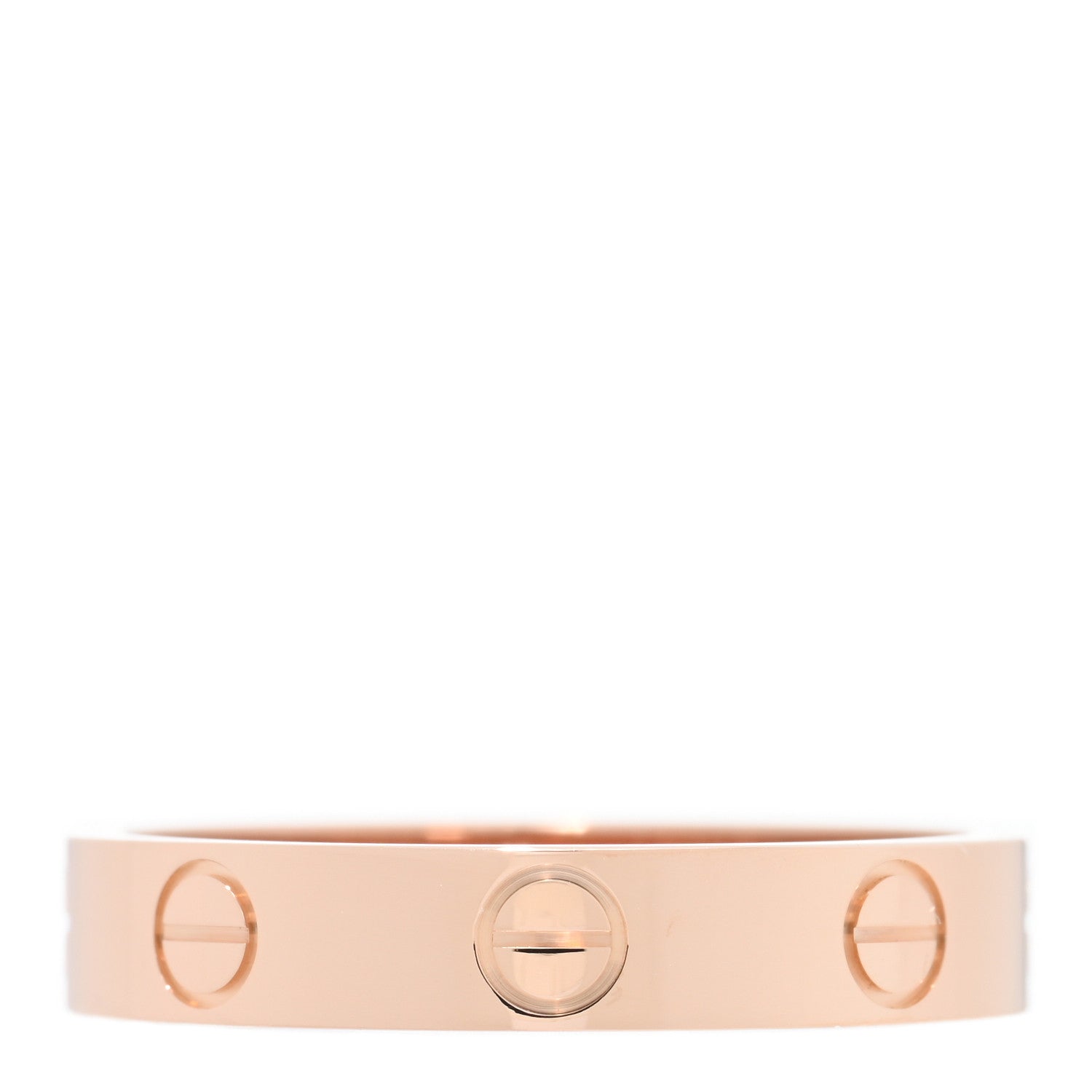 Cartier 18K Pink Gold 3.5mm LOVE Wedding Band Ring 53 6.5 3 of 4
