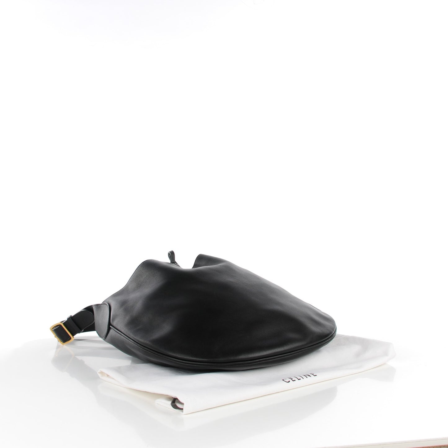 Supple Calfskin Medium Hobo Black