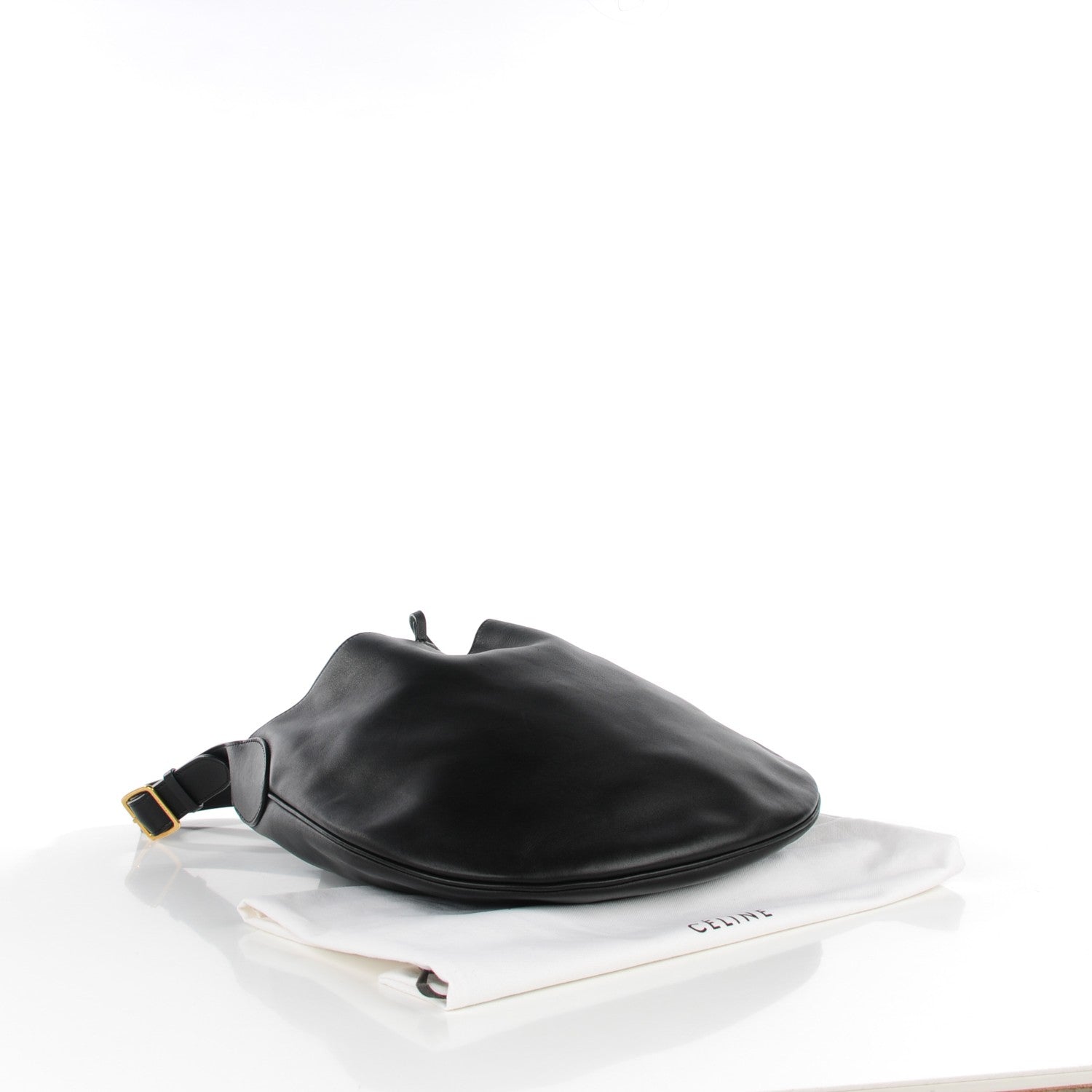 Celine Supple Calfskin Medium Hobo Black 4 of 7