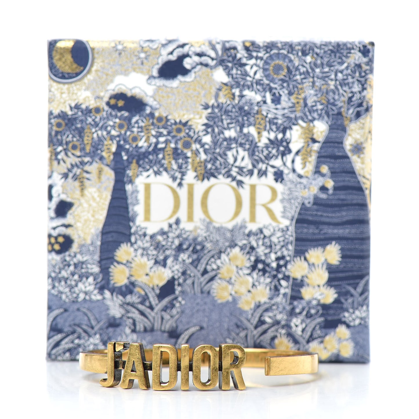 Metal J'Adior Bracelet Cuff Gold