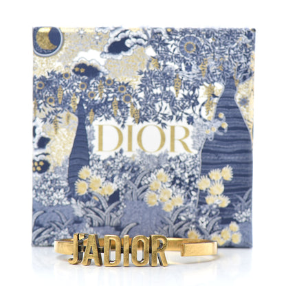 Christian Dior Metal J'Adior Bracelet Cuff Gold 5 of 5